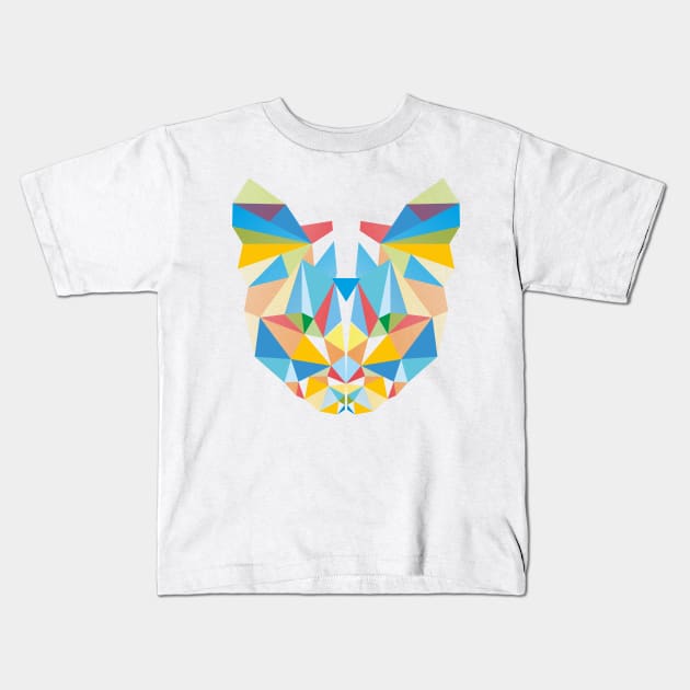 Diamond Cat Kids T-Shirt by XOOXOO